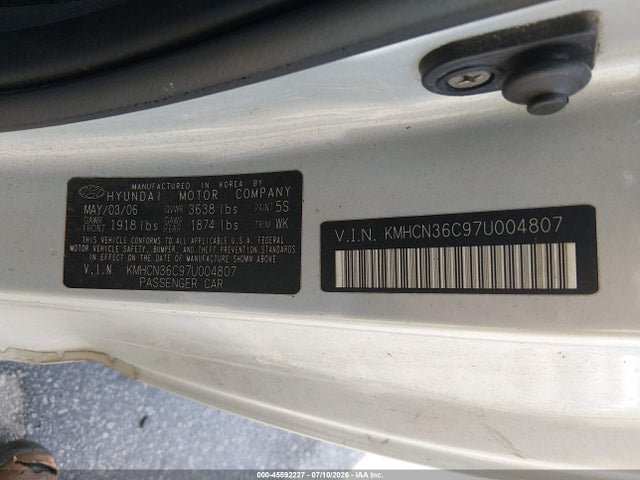 2007 Hyundai ACCENT SE 照片 9
