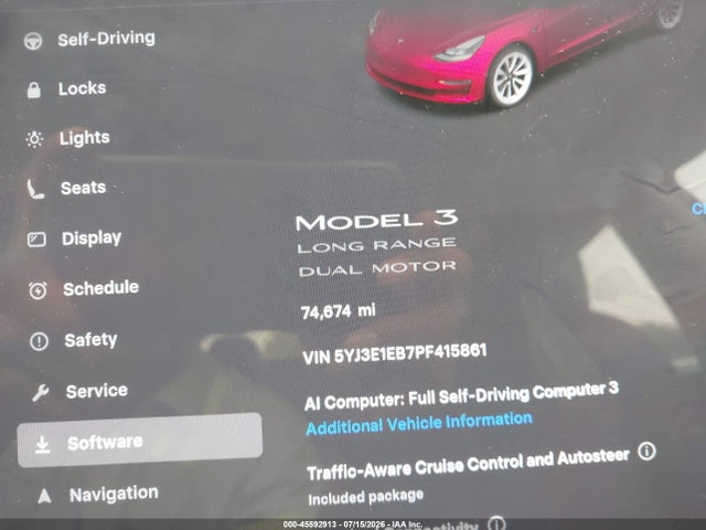 صورة 7 لـ 2023 Tesla MODEL 3 LONG RANGE DUAL MOTOR ALL-WHEEL DRIVE