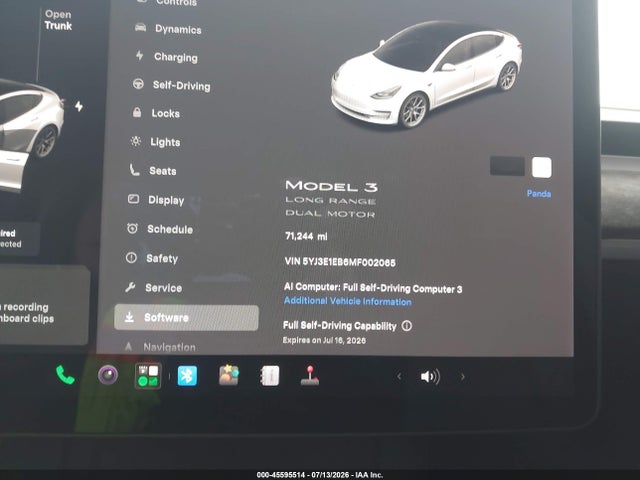 2021 Tesla MODEL 3 LONG RANGE DUAL MOTOR ALL-WHEEL DRIVE 照片 7