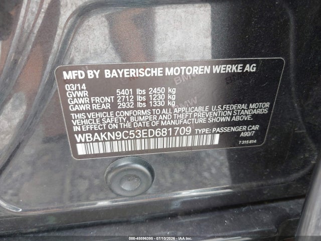 2014 BMW 550I 缩略图 9