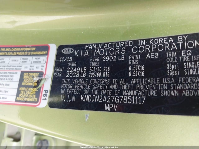 2016 KIA SOUL 照片 9