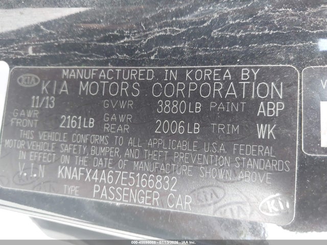 2014 KIA FORTE LX — фото 9