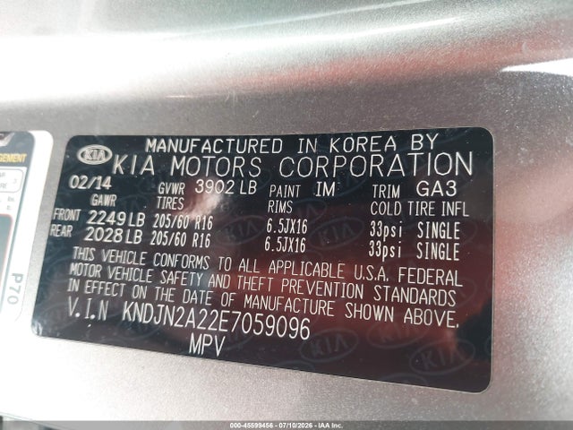 2014 KIA SOUL 照片 9