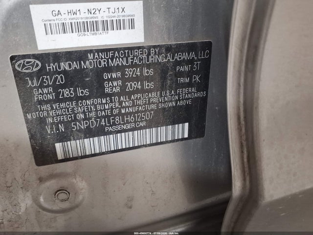 صورة 9 لـ 2020 Hyundai ELANTRA SE