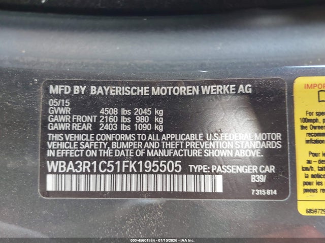 2015 BMW 435I 照片 9