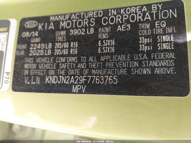 2015 KIA SOUL — фото 9