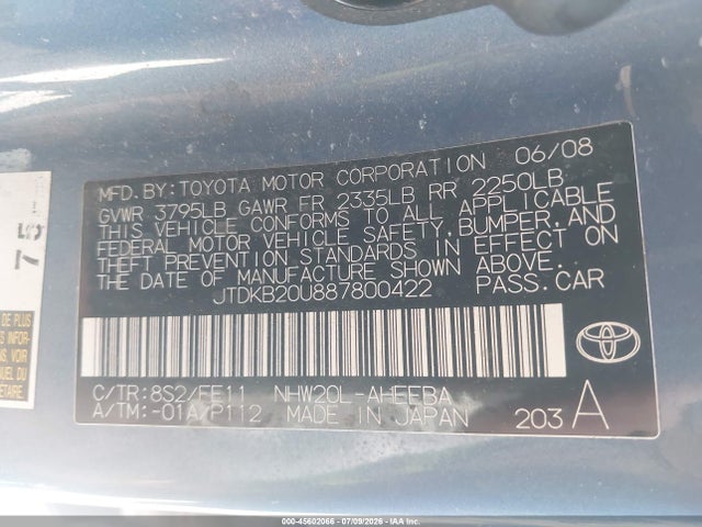 2008 Toyota PRIUS photo 9