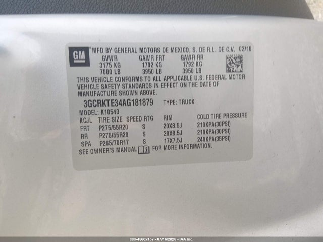 2010 Chevrolet SILVERADO 1500 LTZ 照片 9