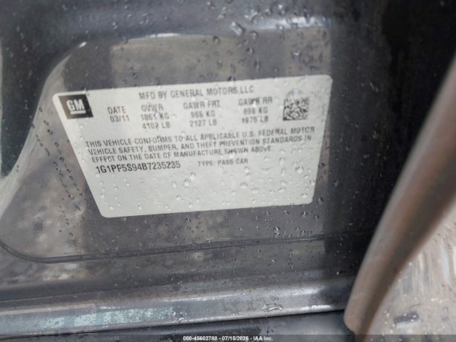 صورة 9 لـ 2011 Chevrolet CRUZE 1LT