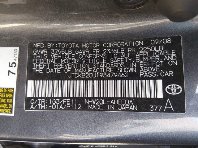 2009 Toyota PRIUS 照片 9