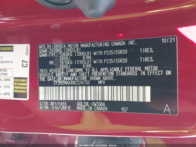 2022 LEXUS RX 350 9