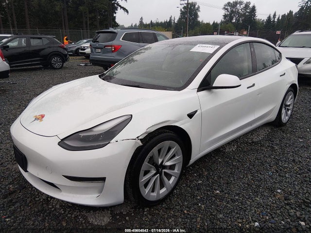 2021 Tesla MODEL 3 STANDARD RANGE PLUS REAR-WHEEL DRIVE — фото 2