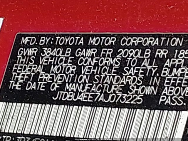 2010 Toyota COROLLA LE 照片 9