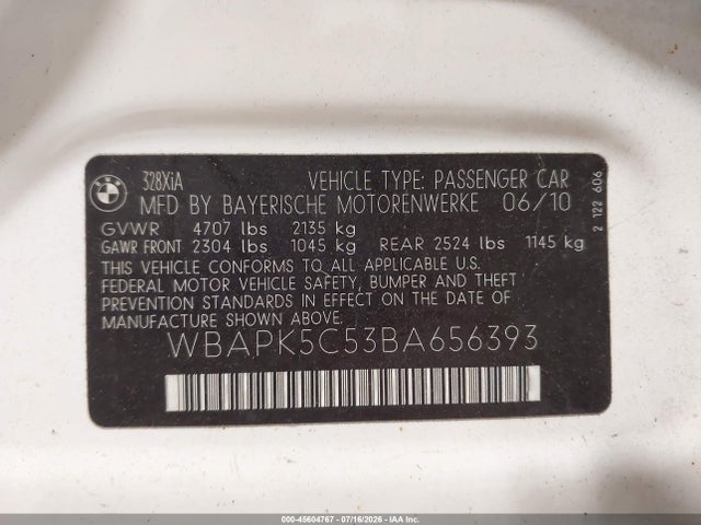2011 BMW 328I XDRIVE 照片 9