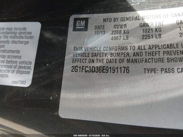 2014 Chevrolet CAMARO 2LT 照片 9