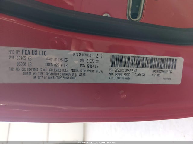2016 Dodge CHARGER R/T 照片 9