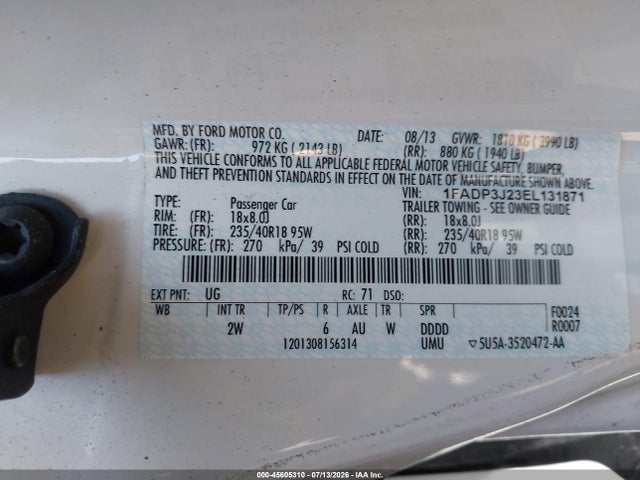 2014 FORD FOCUS TITANIUM 照片 9