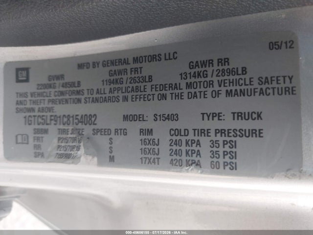 2012 GMC CANYON WORK TRUCK photo 9