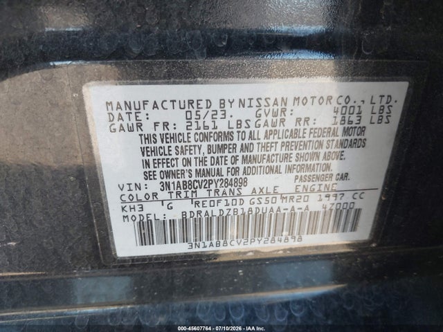 2023 Nissan SENTRA SV XTRONIC CVT — фото 9