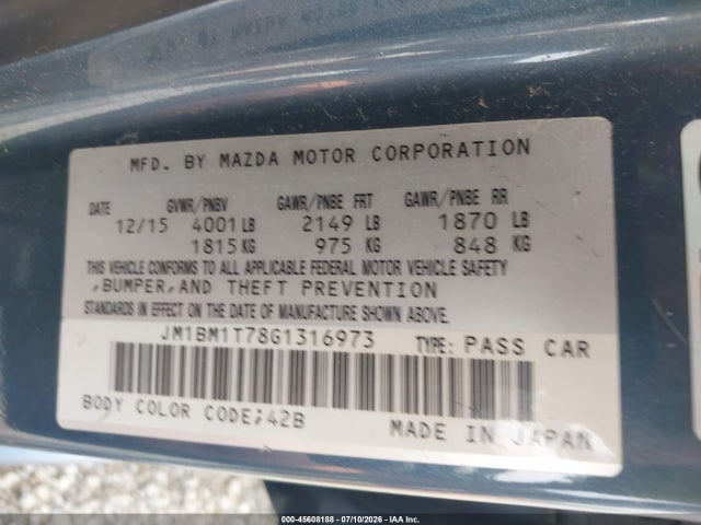 صورة 9 لـ 2016 Mazda MAZDA3 I SPORT