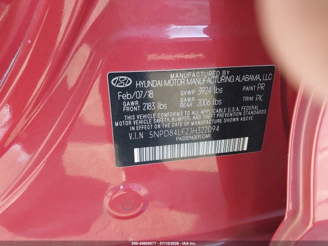 2018 Hyundai ELANTRA SEL 照片 9