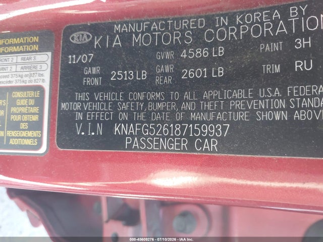 صورة 9 لـ 2008 KIA RONDO LX V6