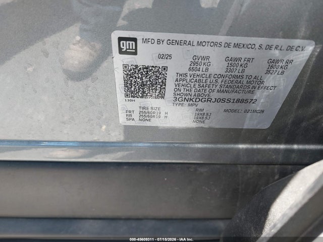 2025 CHEVROLET BLAZER EV LT AWD 9