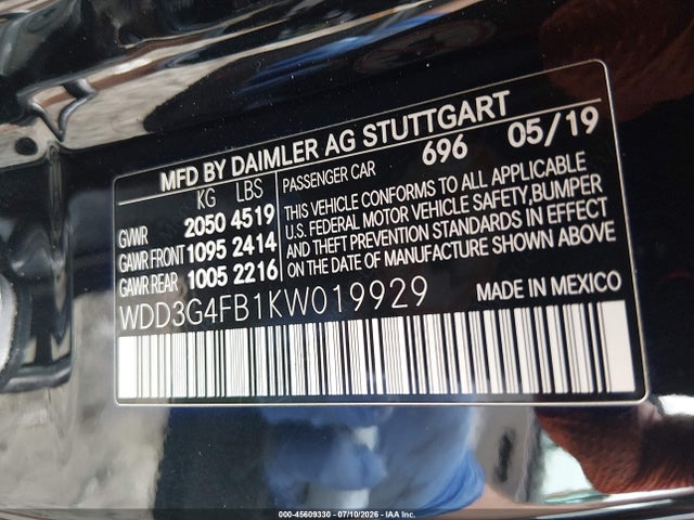2019 MERCEDES-BENZ A 220 4MATIC 9