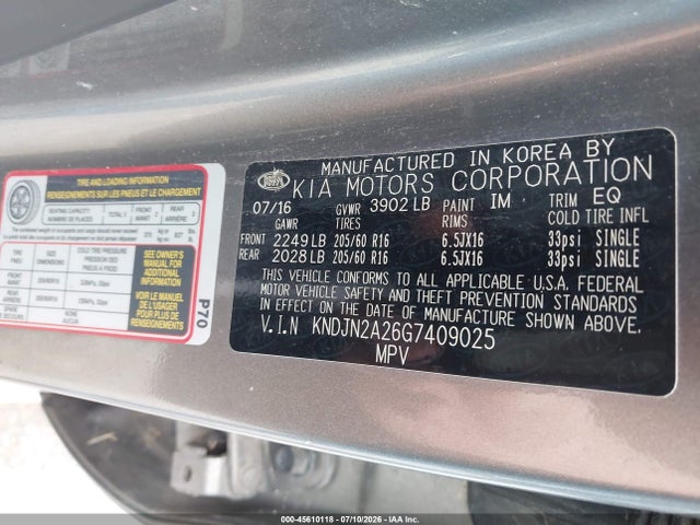 2016 KIA SOUL photo 9
