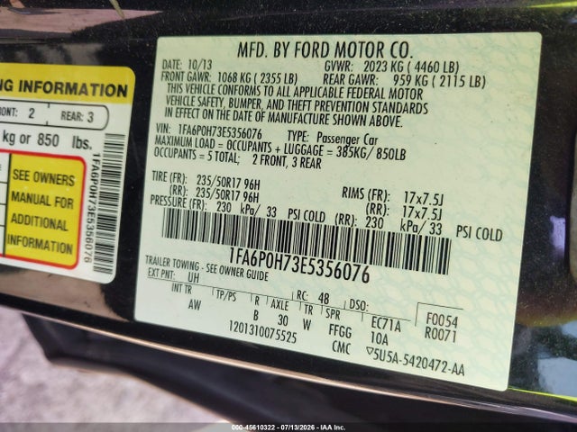 صورة 9 لـ 2014 FORD FUSION SE