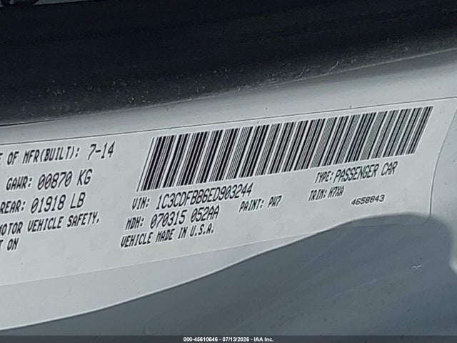 2014 Dodge DART SXT 照片 9