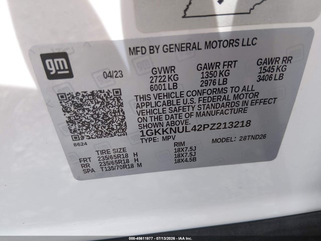 2023 GMC ACADIA AWD SLT 9