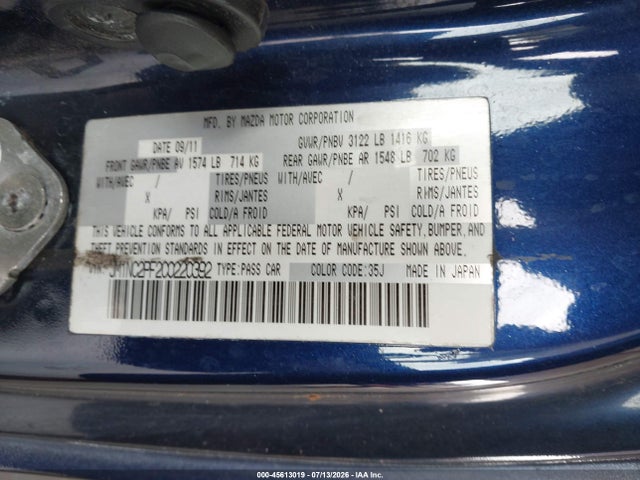 صورة 9 لـ 2012 Mazda MX-5 MIATA GRAND TOURING