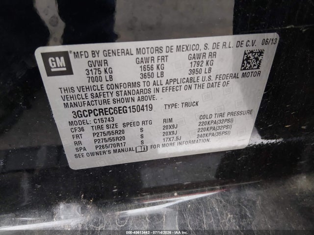 2014 Chevrolet SILVERADO 1500 LT 照片 9