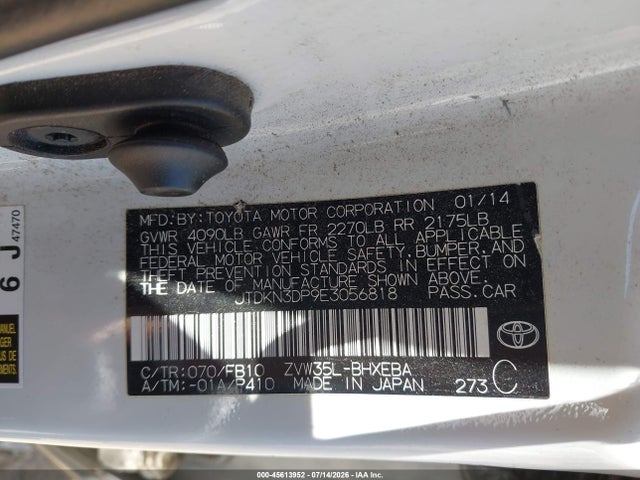 2014 Toyota PRIUS PLUG-IN 照片 9