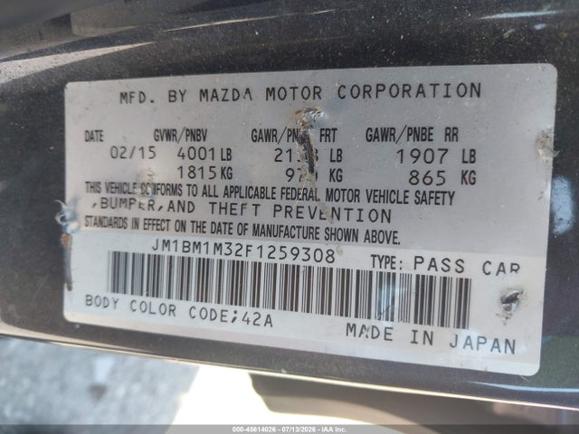 2015 Mazda MAZDA3 S GRAND TOURING 照片 9