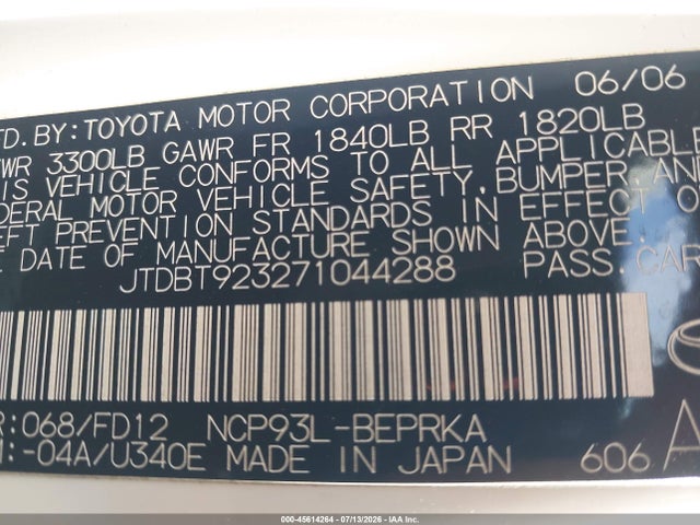 2007 Toyota YARIS — фото 9