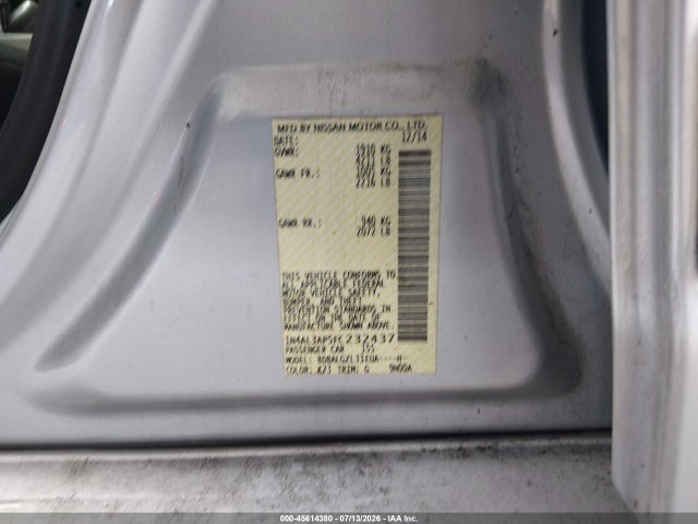 2015 Nissan ALTIMA 2.5 S 照片 9