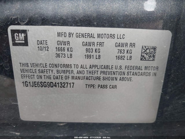 2013 Chevrolet SONIC LTZ AUTO 照片 9