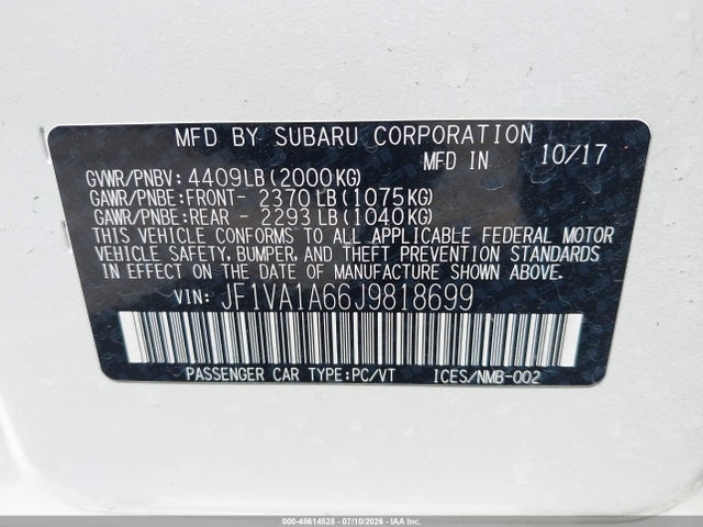 صورة مصغرة 9 لـ 2018 Subaru WRX