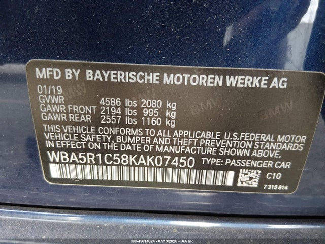 2019 BMW 330I 照片 9