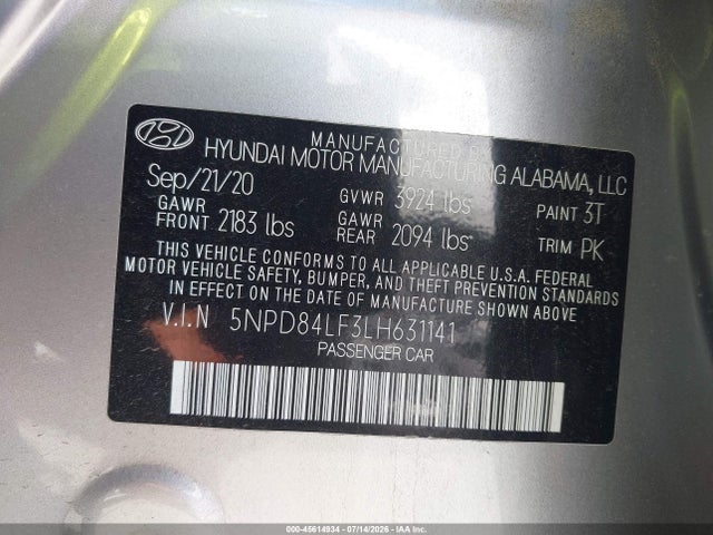صورة 9 لـ 2020 Hyundai ELANTRA VALUE EDITION