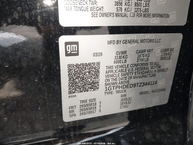 2026 GMC SIERRA 1500 , SHORT BED, SLT, RWD — фото 9