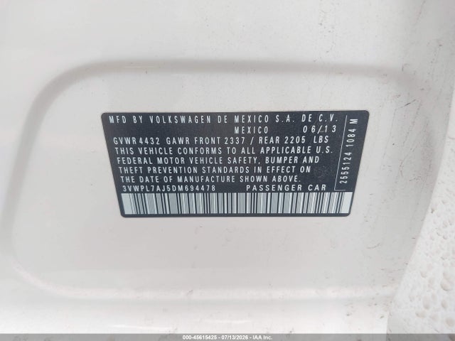 2013 Volkswagen JETTA SPORTWAGEN 2.0L TDI 照片 9