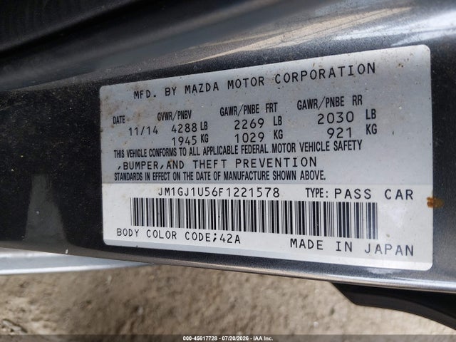 2015 Mazda MAZDA6 I SPORT 照片 9