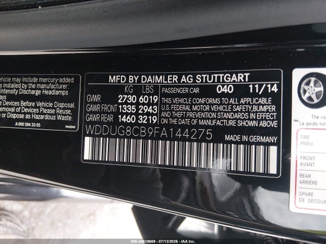 2015 Mercedes-BENZ S 550 — фото 9