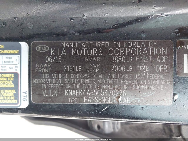 2016 KIA FORTE LX 照片 9