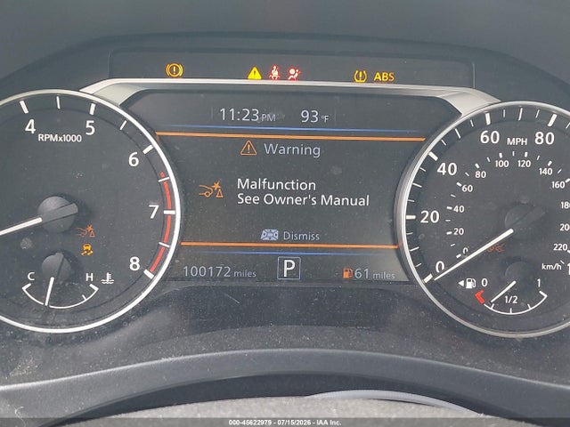 2019 NISSAN ALTIMA 2.5 SV 7