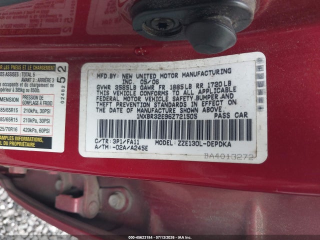 صورة 9 لـ 2006 Toyota COROLLA CE