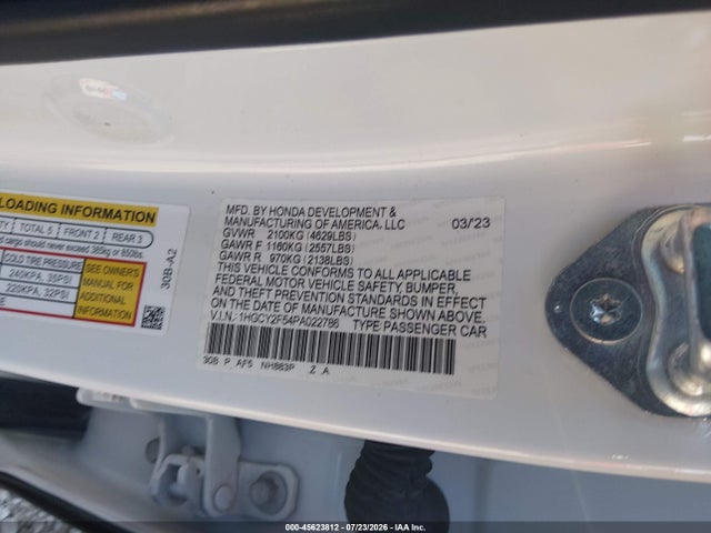 2023 HONDA ACCORD HYBRID SPORT 9